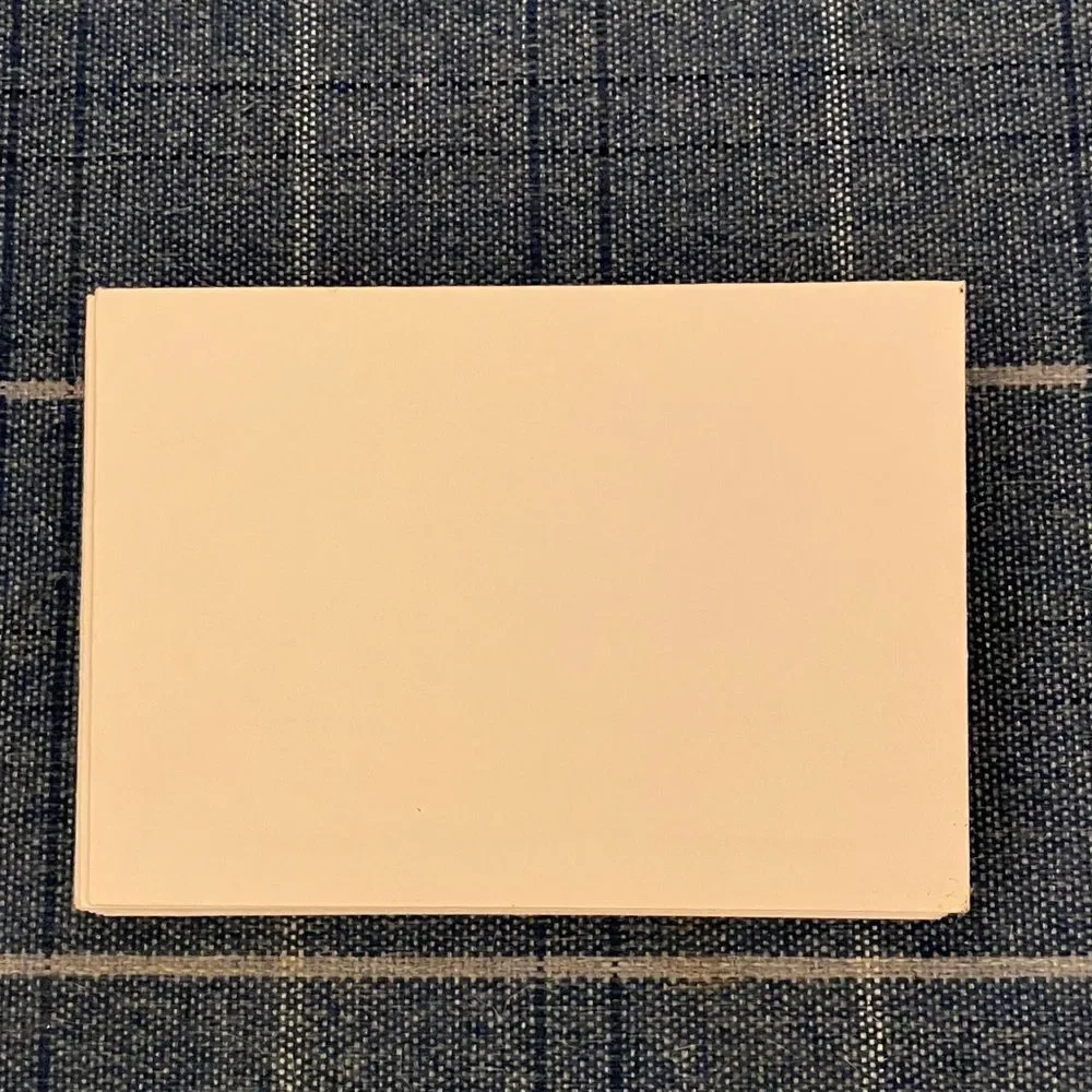 9 White and Green Envelopes